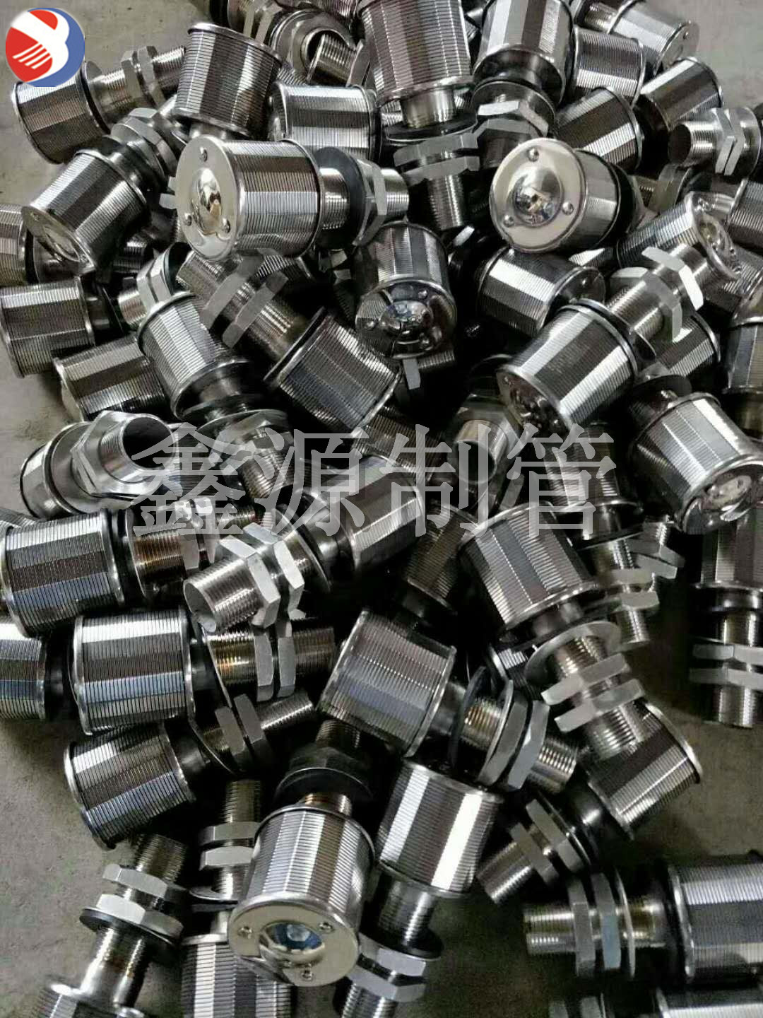 不銹鋼楔形絲繞絲纏繞濾芯水帽 地熱尾水回灌設備濾芯水帽 污水處理過濾設備濾芯布水器水帽