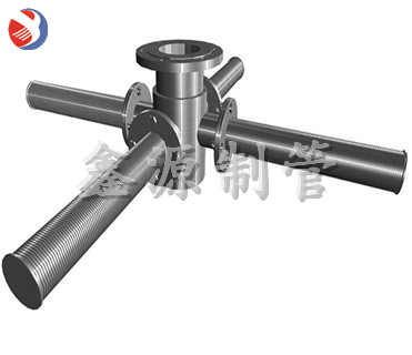 不銹鋼上布水器混床濾元離子交換器交叉進(jìn)水中排裝置進(jìn)堿樹脂捕捉