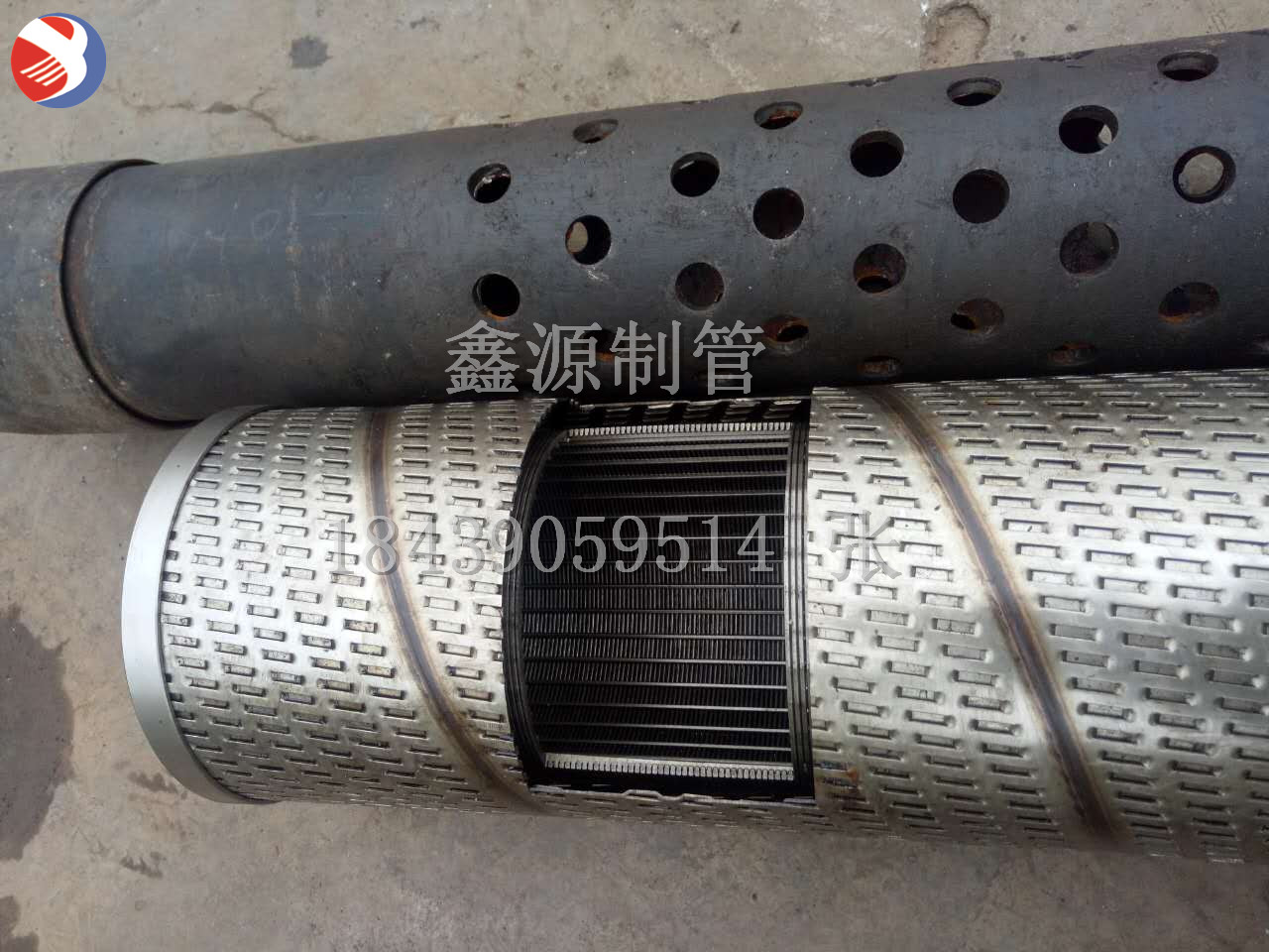 約翰遜雙層地熱井深井空調井篩管 不銹鋼約翰遜雙層濾管